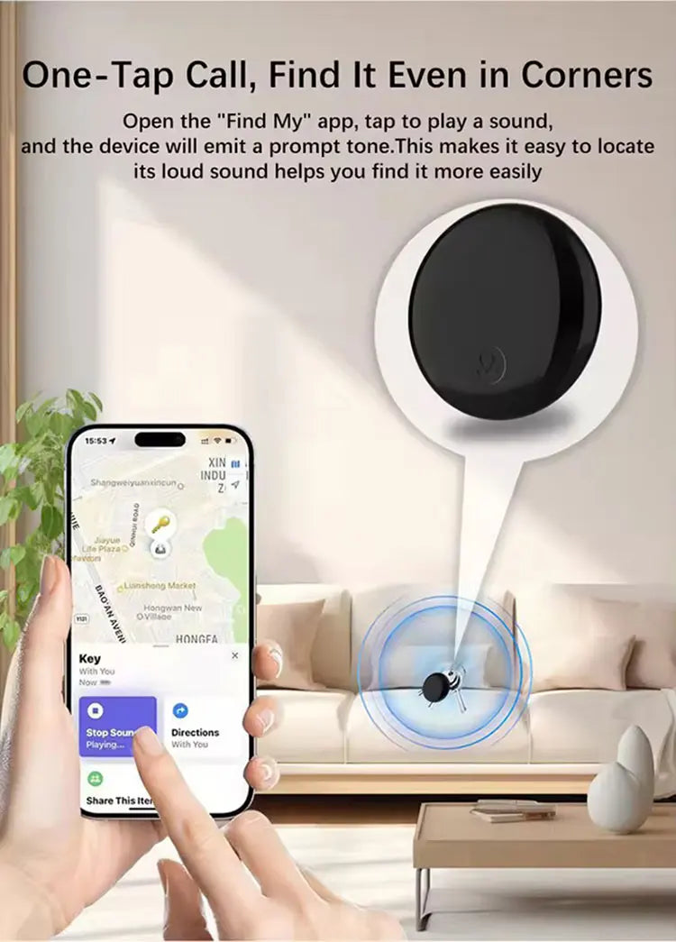 For Apple Find My GPS Tracker for airtag Smart Bluetooth Tracker airtags Keys Finder Air Tag Item Locator SmartTag Phone Finder