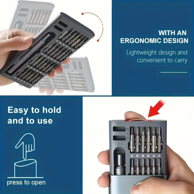 25-in-1 Precision Mini Screwdriver Set for Electronics Repair