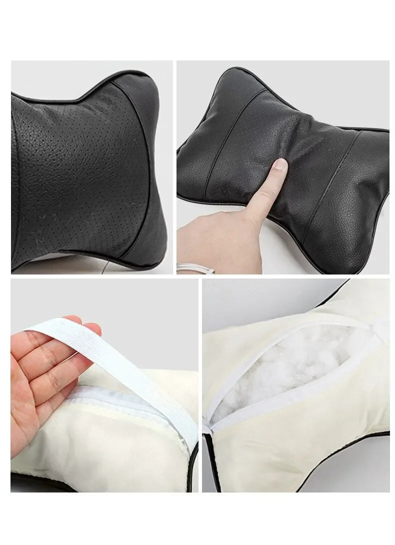 Neck Support Pillow Breathable Mesh Auto Seat Cushion Head and Neck Rest Comfort