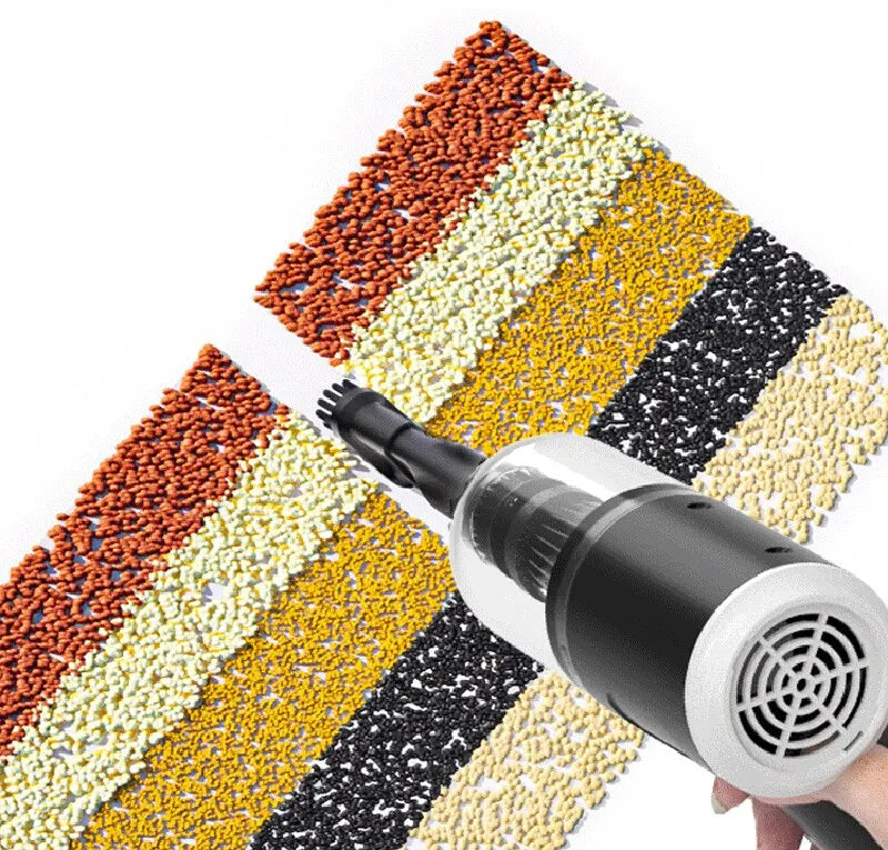 Wireless 1200mAh Portable Car Vacuum Cleaner for Wet & Dry Use