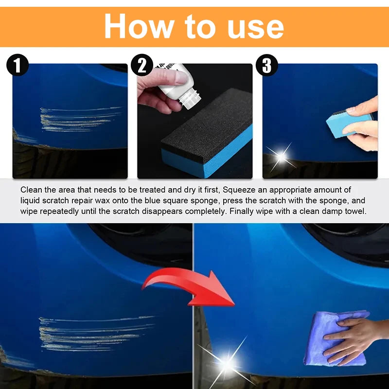 Car Scratch Remover Polishing Wax Auto Paint Repair Compound Swirl Scratch Fix Tool