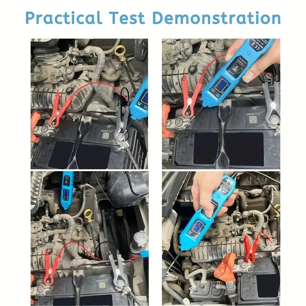 Pro Automotive Circuit Master - 3.5-36V Multifunctional Drive Tester with Digital Display, Short Circuit Detector