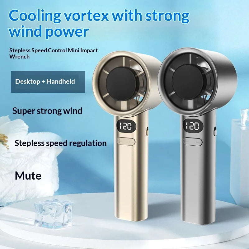 High-Speed USB Handheld Fan Rechargeable Mini Cooling Device