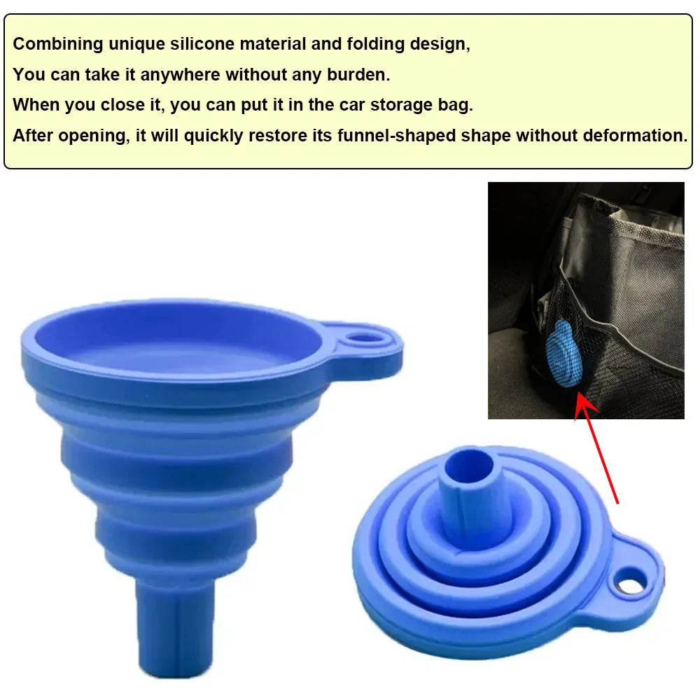 Fluid Funnel for Oil, Fuel & Washer Fluid Universal Auto
