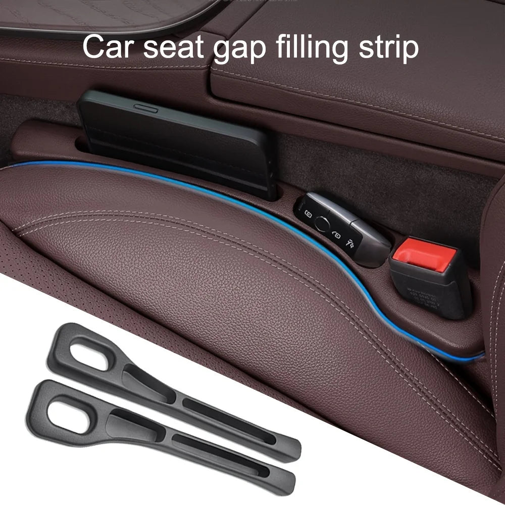 Seat Gap Filler Organizer Pu Waterproof Car Seat Gap Plug Strip