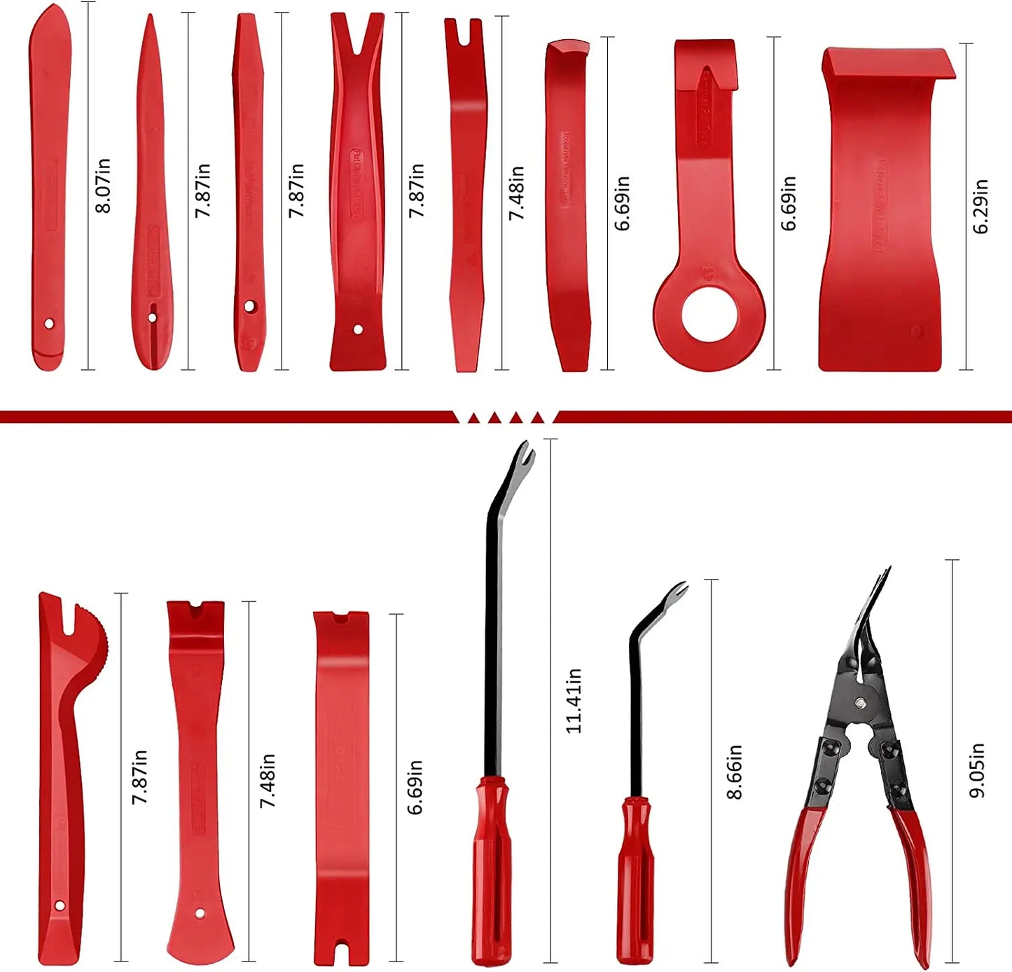 Car Interior Disassembly Tool Trim Removal Tools Kit Auto Removal Tool Kit Door Panel Radio Stereo Audio Dash Terminal Removal