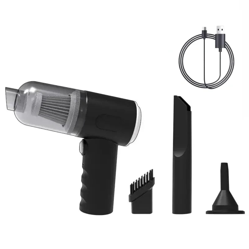 Wireless 1200mAh Portable Car Vacuum Cleaner for Wet & Dry Use