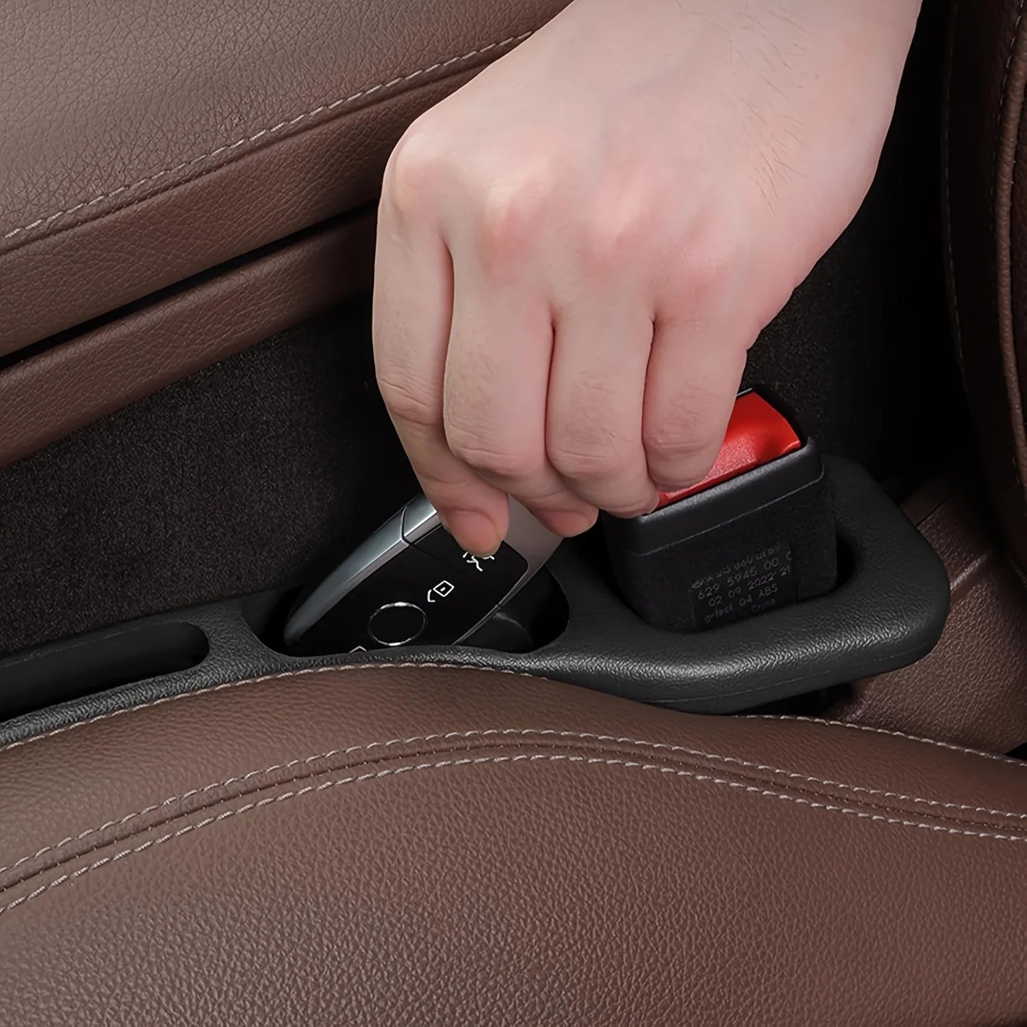Seat Gap Filler Organizer Pu Waterproof Car Seat Gap Plug Strip