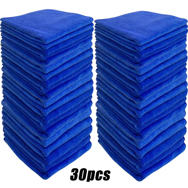 200 PCS Microfiber Car Cleaning Towels – Bulk Detailing &amp; Drying Cloth Set
