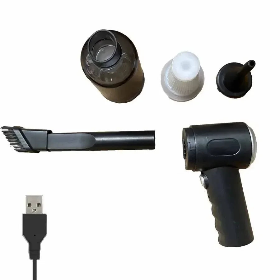 Wireless 1200mAh Portable Car Vacuum Cleaner for Wet & Dry Use