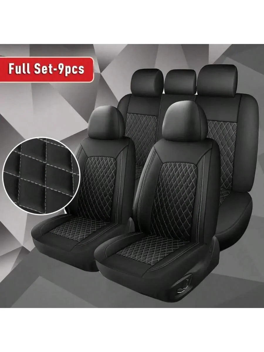 Universal Faux Leather All-Season Leather Car Seat Covers