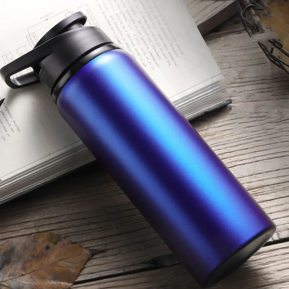 Stainless Steel Sports Bicycle Water Bottle Sport Drinking Bottle Unbreakable Capacity Travel Mug Hiking