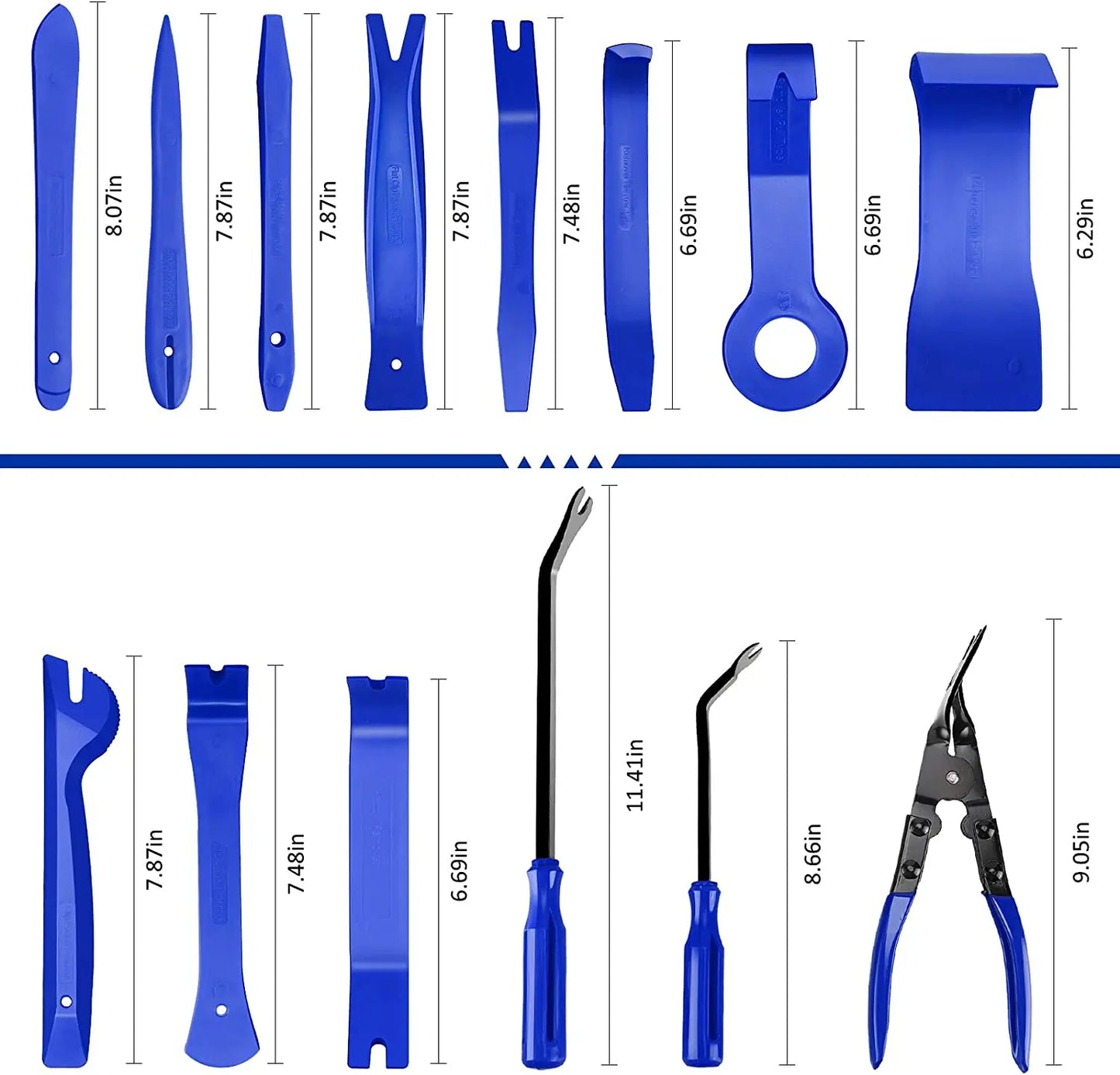 Car Interior Disassembly Tool Trim Removal Tools Kit Auto Removal Tool Kit Door Panel Radio Stereo Audio Dash Terminal Removal