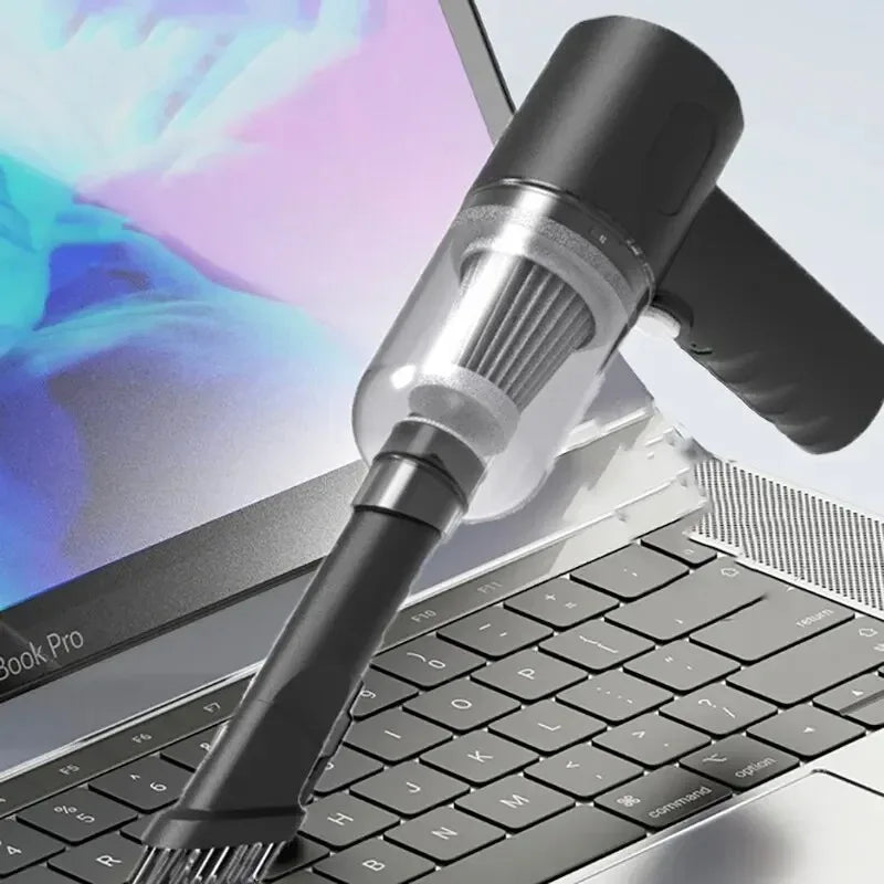 Wireless 1200mAh Portable Car Vacuum Cleaner for Wet & Dry Use