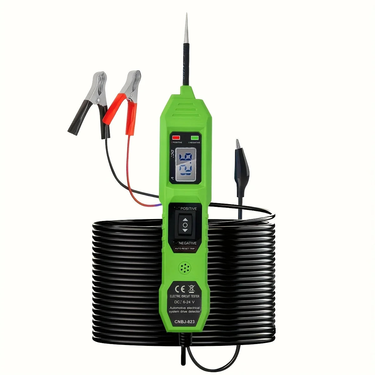Pro Automotive Circuit Master - 3.5-36V Multifunctional Drive Tester with Digital Display, Short Circuit Detector