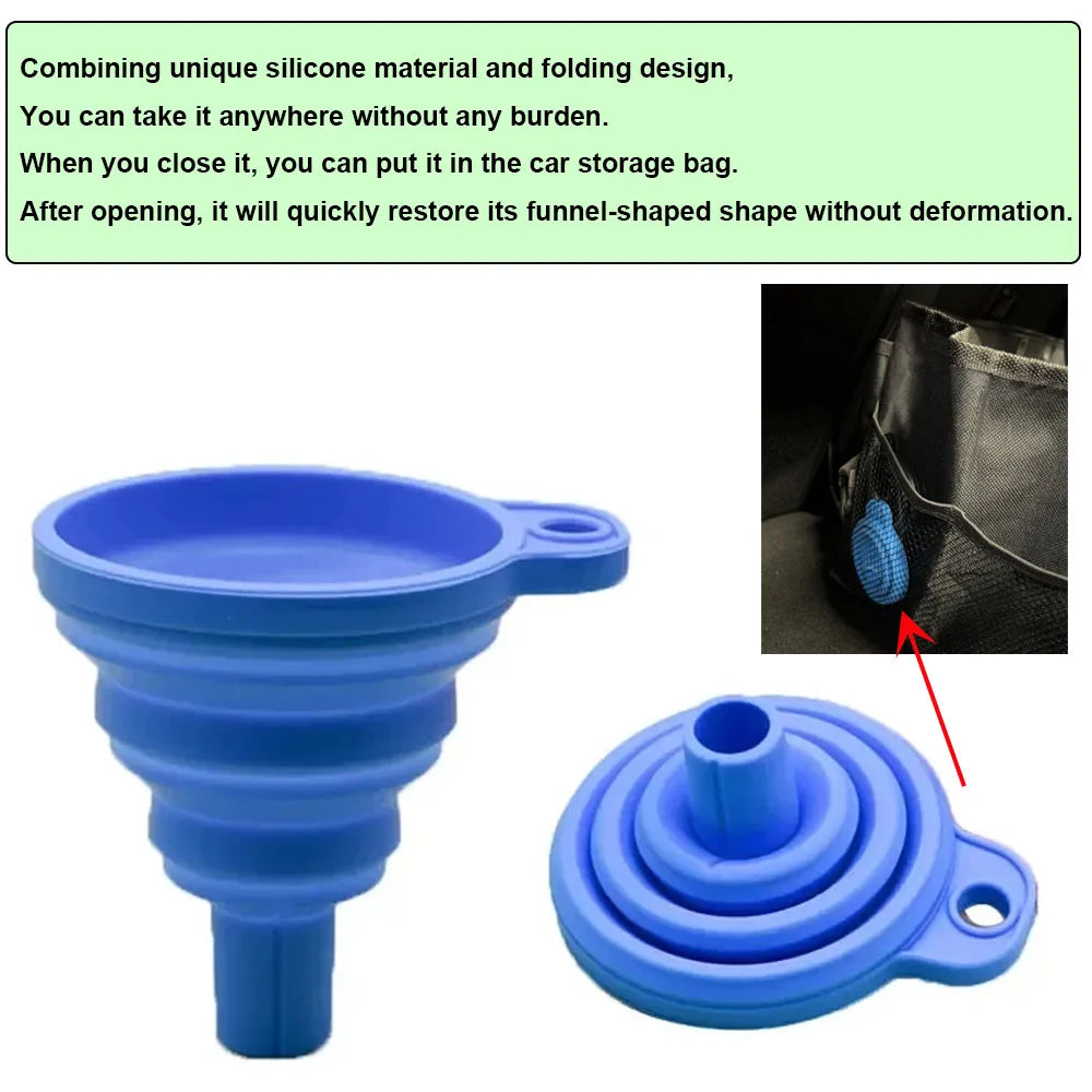 Fluid Funnel for Oil, Fuel & Washer Fluid Universal Auto