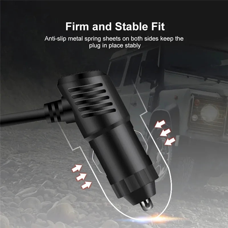 3-Port Car Charger Splitter with USB-C 120W Fast Charging Adapter