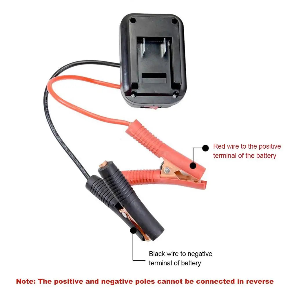 Portable Car Battery Jump Starter Compatible with Makita Lithium Batteries