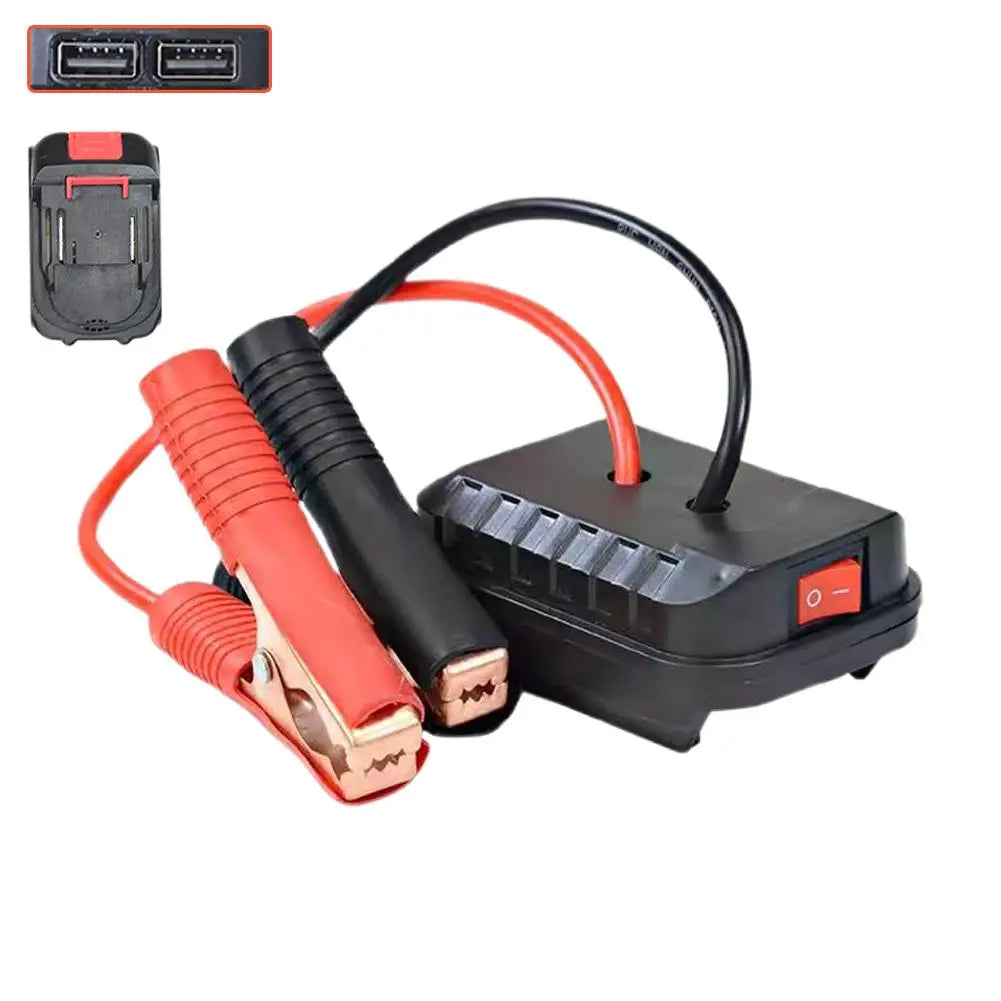 Portable Car Igniter Adapter for Makita Lithium Battery Jump Starter