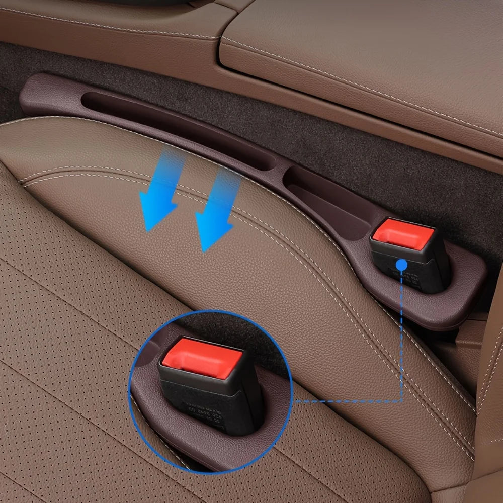Seat Gap Filler Organizer Pu Waterproof Car Seat Gap Plug Strip