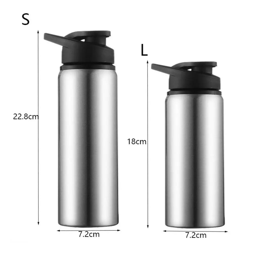Stainless Steel Sports Bicycle Water Bottle Sport Drinking Bottle Unbreakable Capacity Travel Mug Hiking