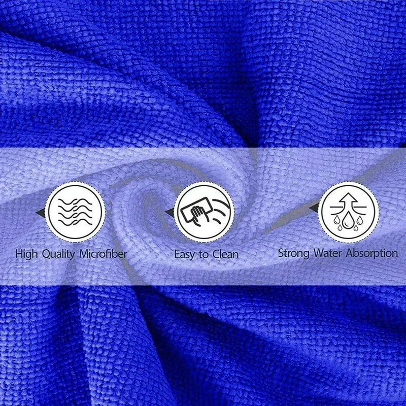 200 PCS Microfiber Car Cleaning Towels – Bulk Detailing &amp; Drying Cloth Set