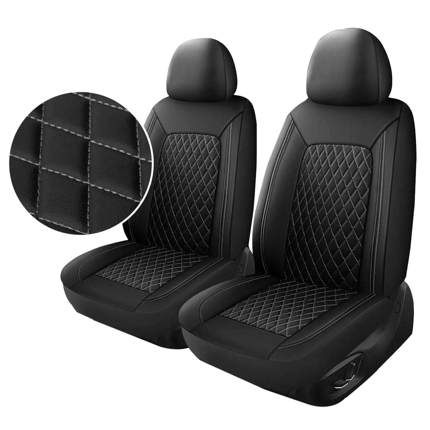 Universal Faux Leather All-Season Leather Car Seat Covers
