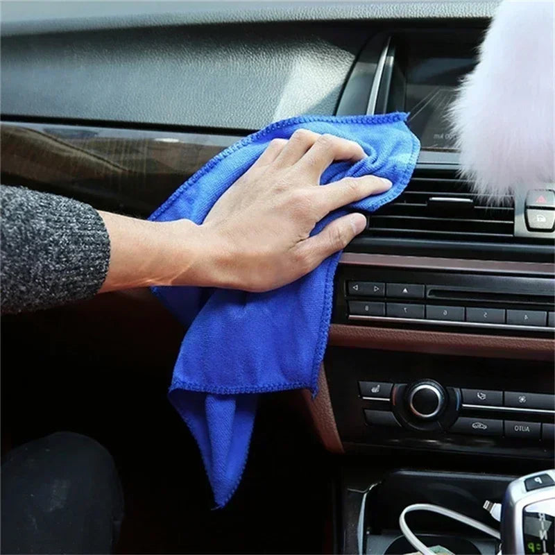 200 PCS Microfiber Car Cleaning Towels – Bulk Detailing &amp; Drying Cloth Set