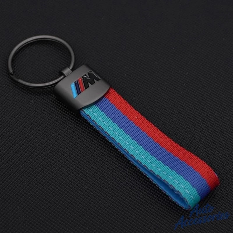 M Sport Styling Leather Car Emblem Keychain Key Ring Gift for Bmw M 2 3 4 5 7 Series Performance G30 G32 E61 E60 E31 X3 X5 X6 X4