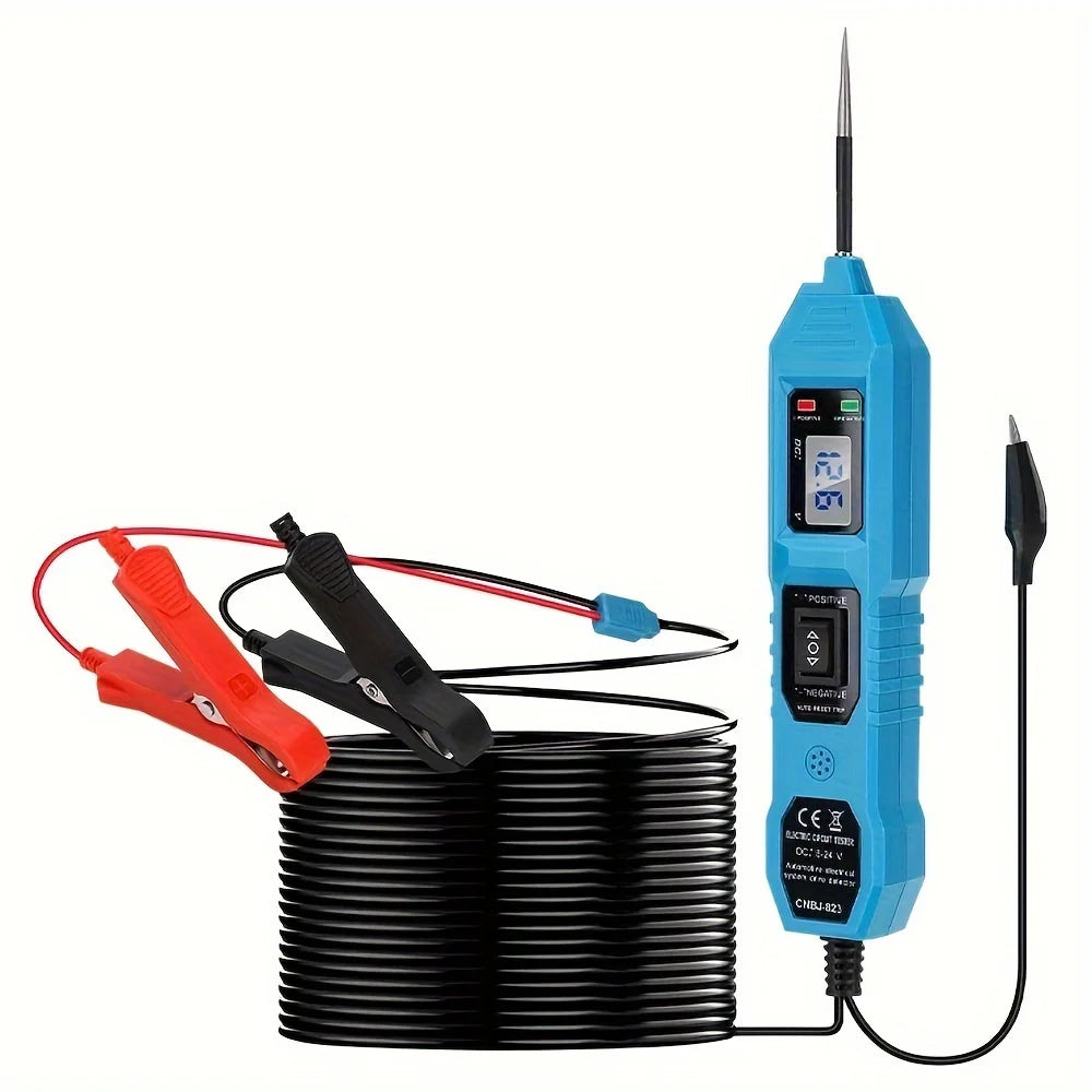 Pro Automotive Circuit Master - 3.5-36V Multifunctional Drive Tester with Digital Display, Short Circuit Detector