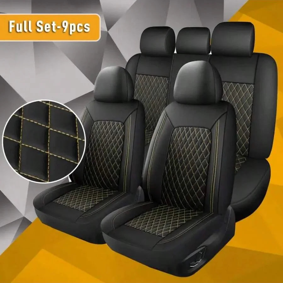 Universal Faux Leather All-Season Leather Car Seat Covers