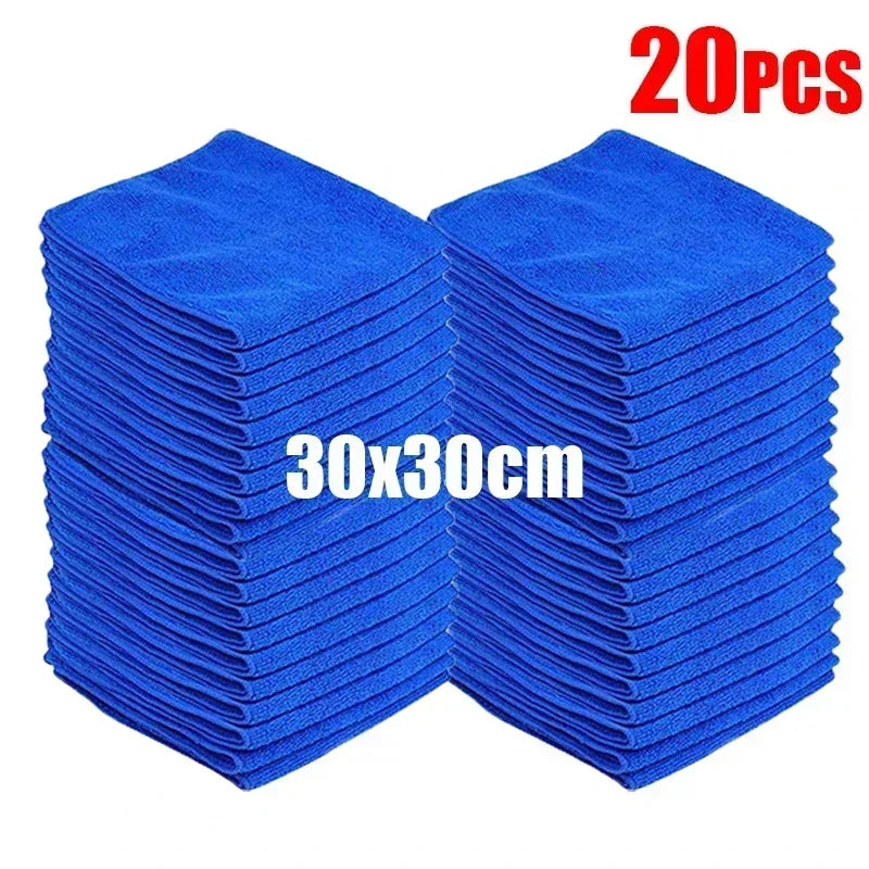 200 PCS Microfiber Car Cleaning Towels – Bulk Detailing &amp; Drying Cloth Set