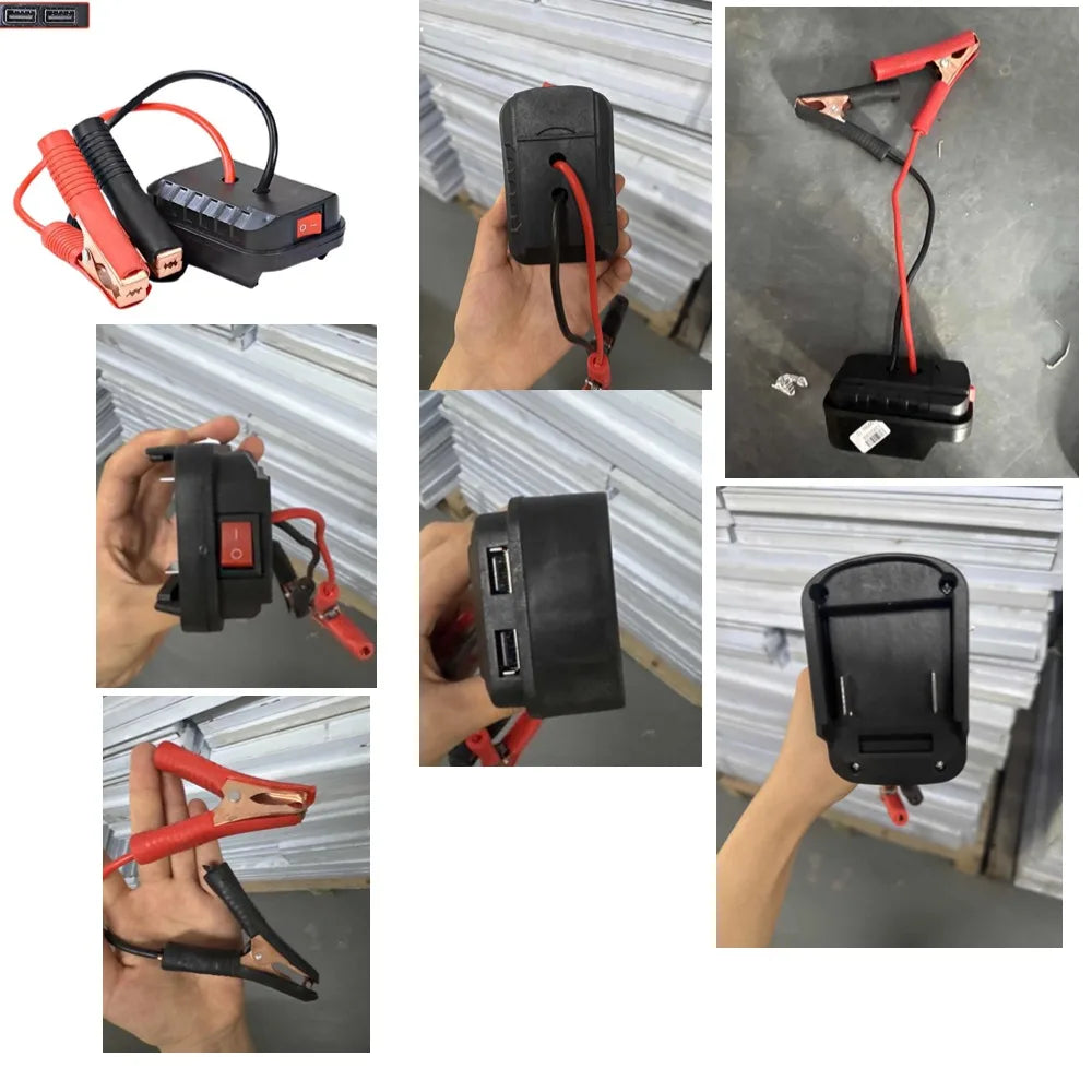 Portable Car Igniter Adapter for Makita Lithium Battery Jump Starter