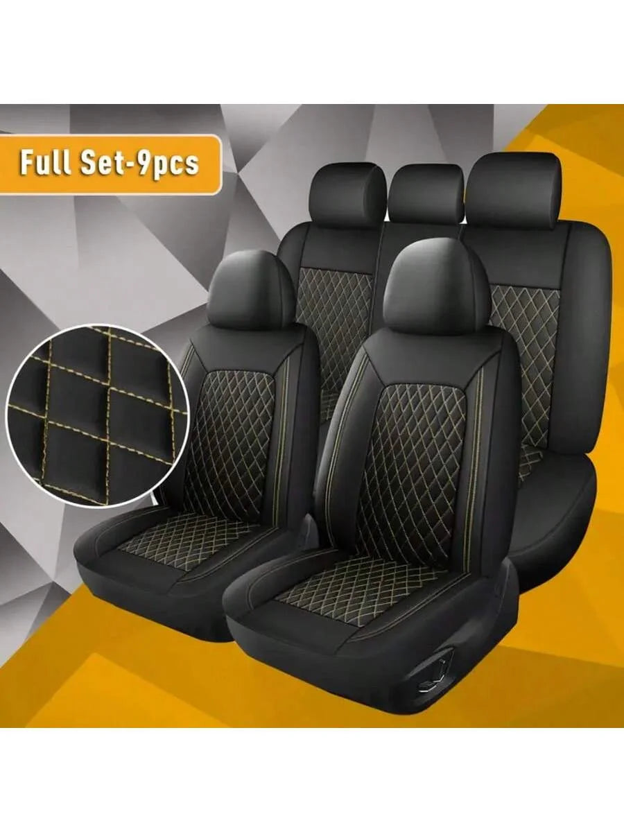 Universal Faux Leather All-Season Leather Car Seat Covers