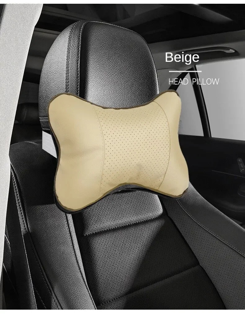 Neck Support Pillow Breathable Mesh Auto Seat Cushion Head and Neck Rest Comfort